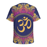 Boho Om Mandala Print Men's Sports T-Shirt