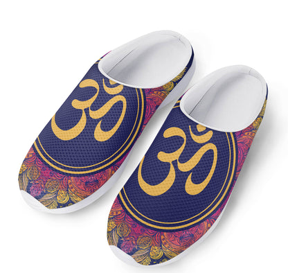 Boho Om Mandala Print Mesh Casual Shoes