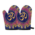 Boho Om Mandala Print Oven Mitts