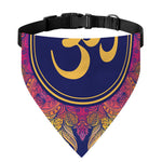 Boho Om Mandala Print Over The Collar Dog Bandana