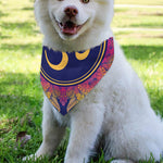 Boho Om Mandala Print Over The Collar Dog Bandana