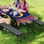 Boho Om Mandala Print Picnic Table Cover