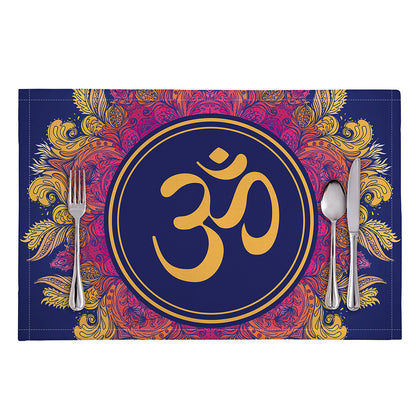 Boho Om Mandala Print Placemat