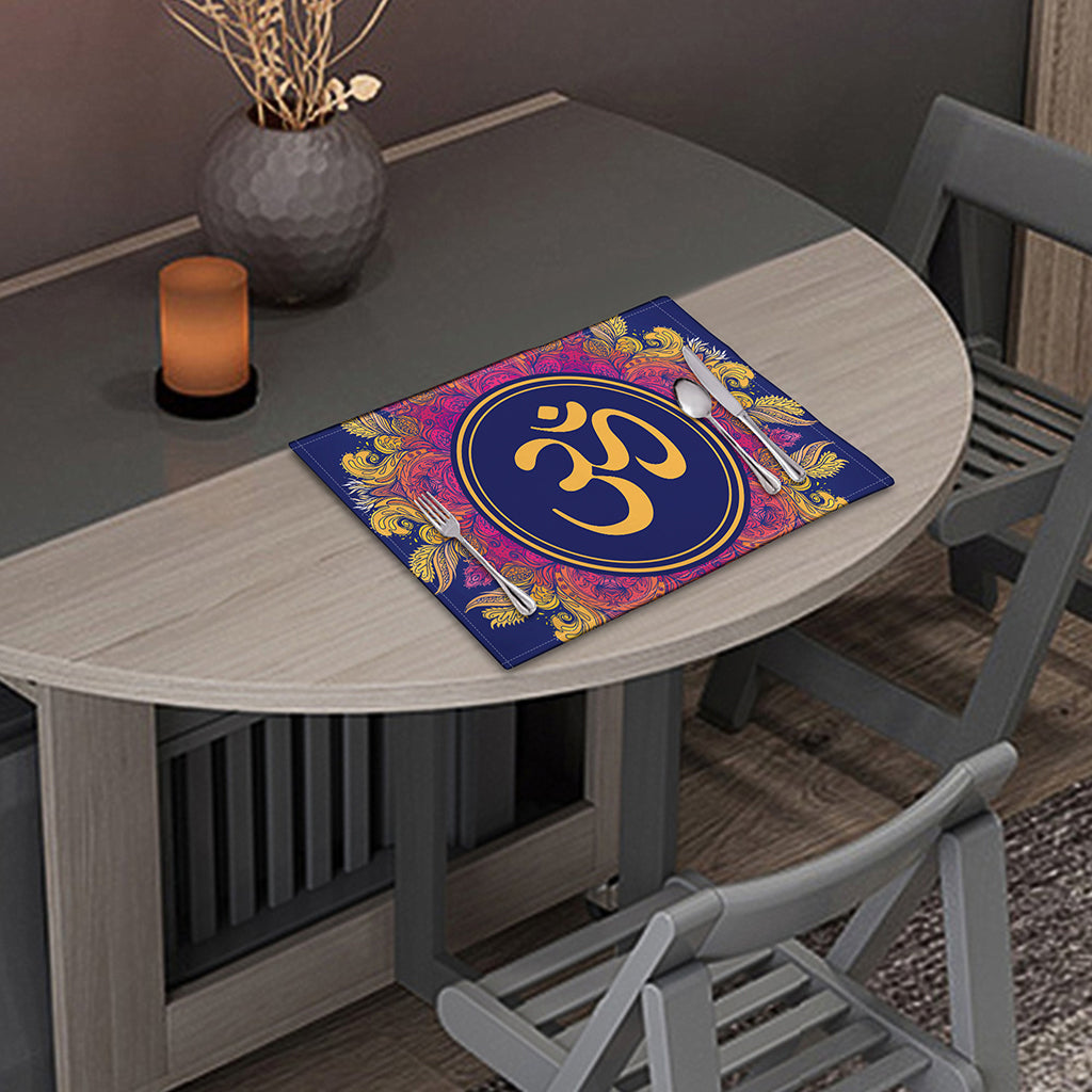 Boho Om Mandala Print Placemat