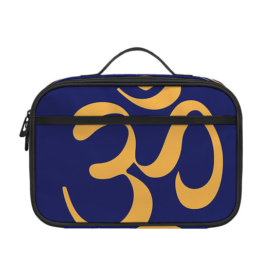 Boho Om Mandala Print Portable Lunch Bag