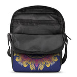 Boho Om Mandala Print Rectangular Crossbody Bag