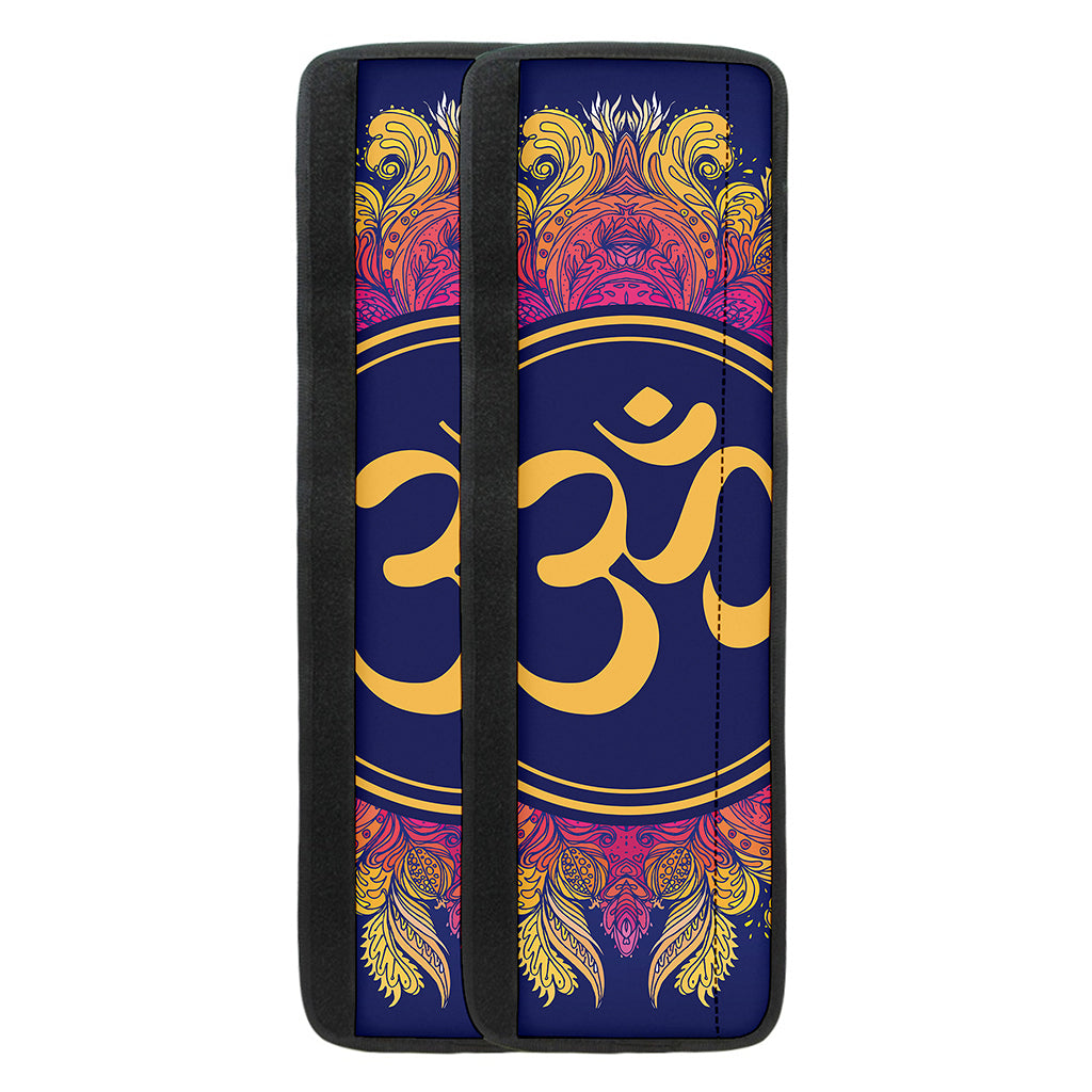 Boho Om Mandala Print Refrigerator Handle Covers