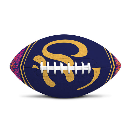 Boho Om Mandala Print Rugby Ball