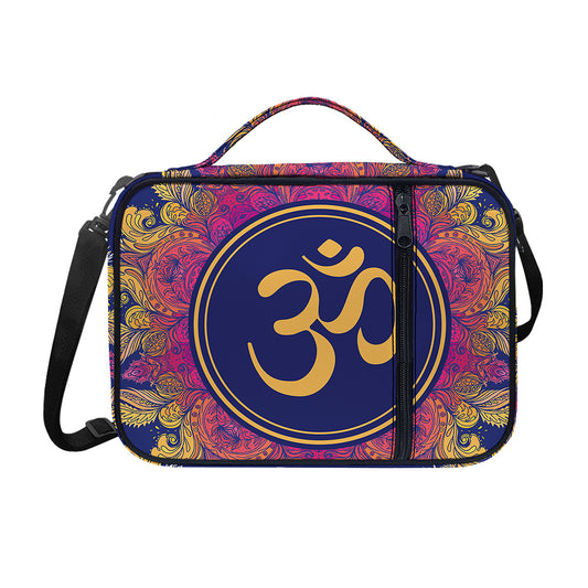 Boho Om Mandala Print Shoulder Strap Bible Bag