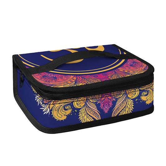 Boho Om Mandala Print Small Lunch Bag