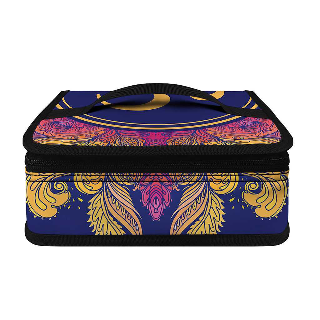 Boho Om Mandala Print Small Lunch Bag