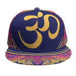 Boho Om Mandala Print Snapback Cap