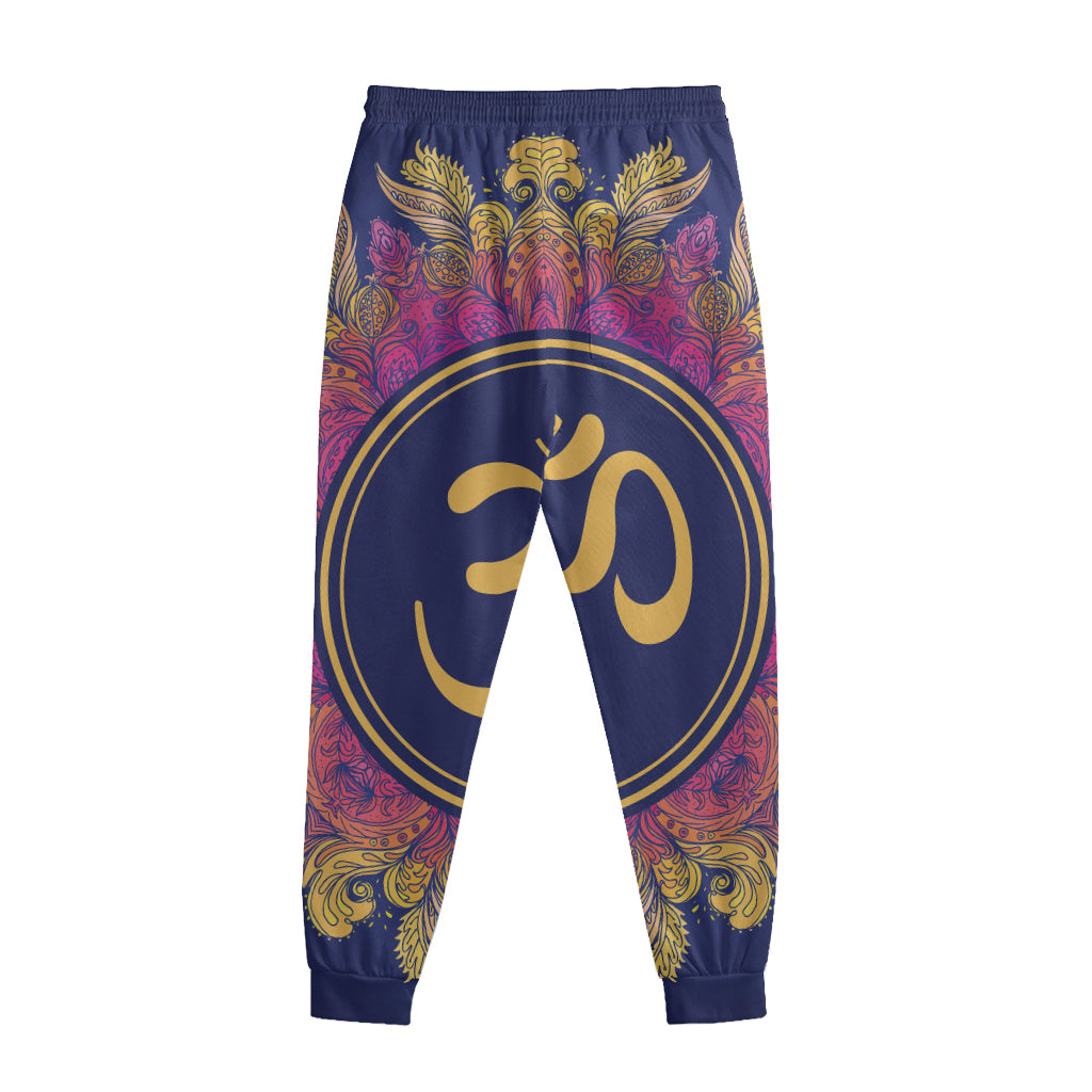 Boho Om Mandala Print Sweatpants