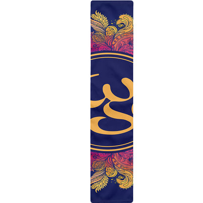 Boho Om Mandala Print Table Runner