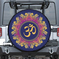 Boho Om Mandala Print Tire Cover