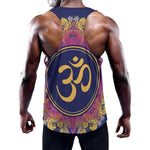 Boho Om Mandala Print Training Tank Top