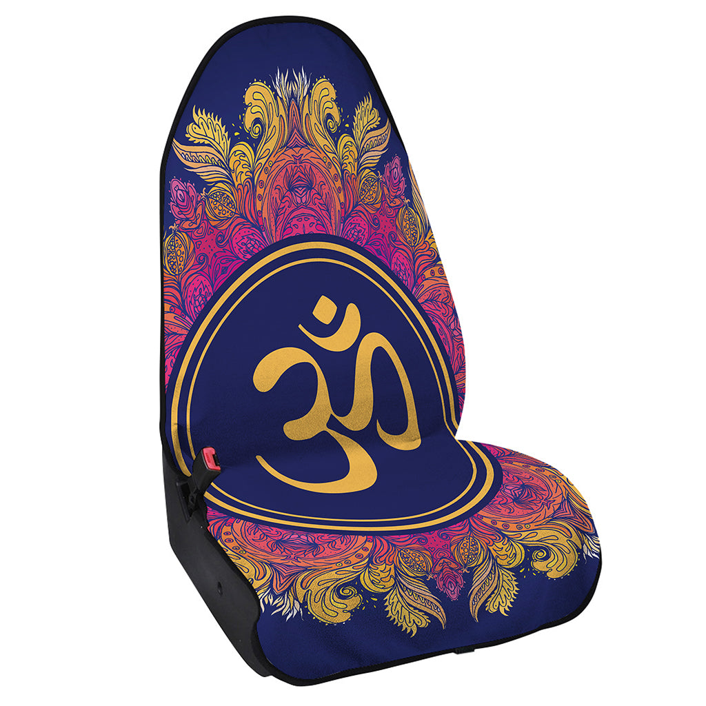 Boho Om Mandala Print Waterproof Car Seat Cover