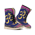 Boho Om Mandala Print Winter Boots