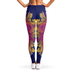 Boho Om Mandala Print Women's Leggings