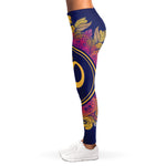 Boho Om Mandala Print Women's Leggings