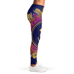 Boho Om Mandala Print Women's Leggings