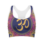 Boho Om Mandala Print Women's Sports Bra