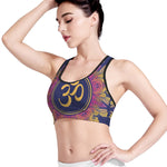 Boho Om Mandala Print Women's Sports Bra