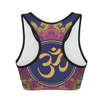 Boho Om Mandala Print Women's Sports Bra