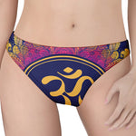 Boho Om Mandala Print Women's Thong