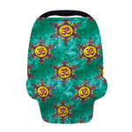 Boho Om Sign Pattern Print Baby Seat Cover