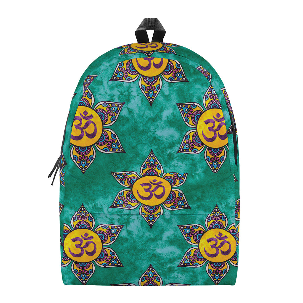 Boho Om Sign Pattern Print Backpack