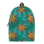 Boho Om Sign Pattern Print Backpack