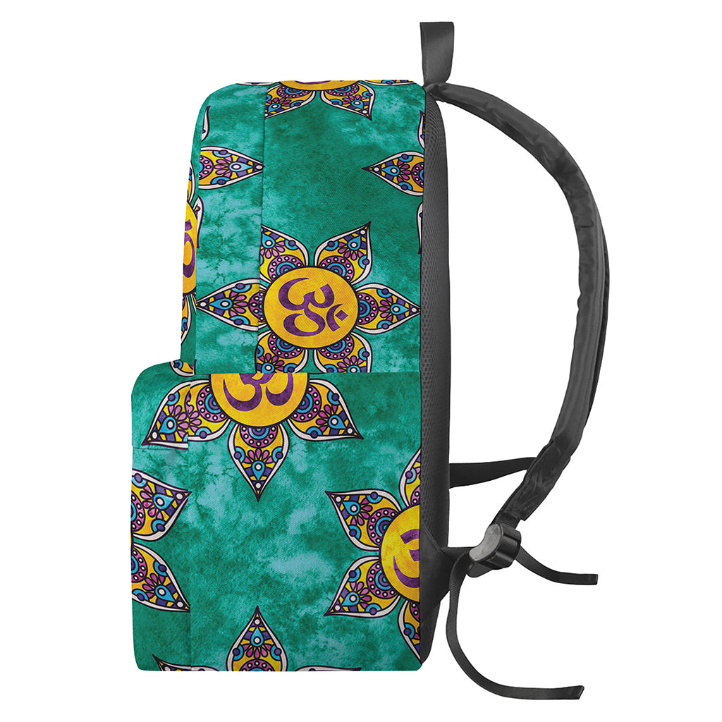 Boho Om Sign Pattern Print Backpack