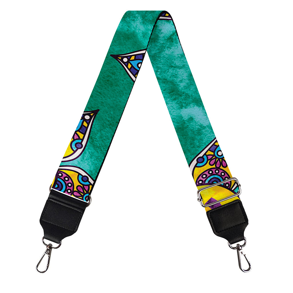 Boho Om Sign Pattern Print Bag Strap