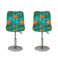 Boho Om Sign Pattern Print Bar Stool Covers