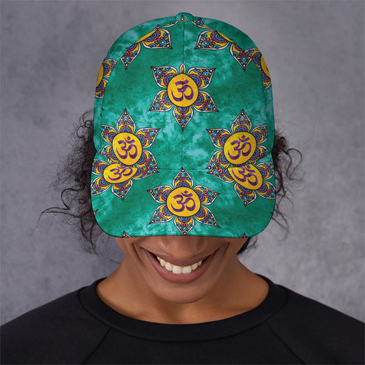 Boho Om Sign Pattern Print Baseball Cap