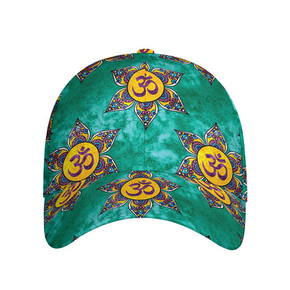 Boho Om Sign Pattern Print Baseball Cap