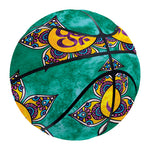 Boho Om Sign Pattern Print Basketball