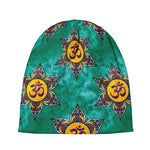 Boho Om Sign Pattern Print Beanie