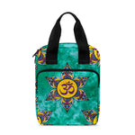 Boho Om Sign Pattern Print Bible Tote Bag