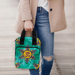 Boho Om Sign Pattern Print Bible Tote Bag