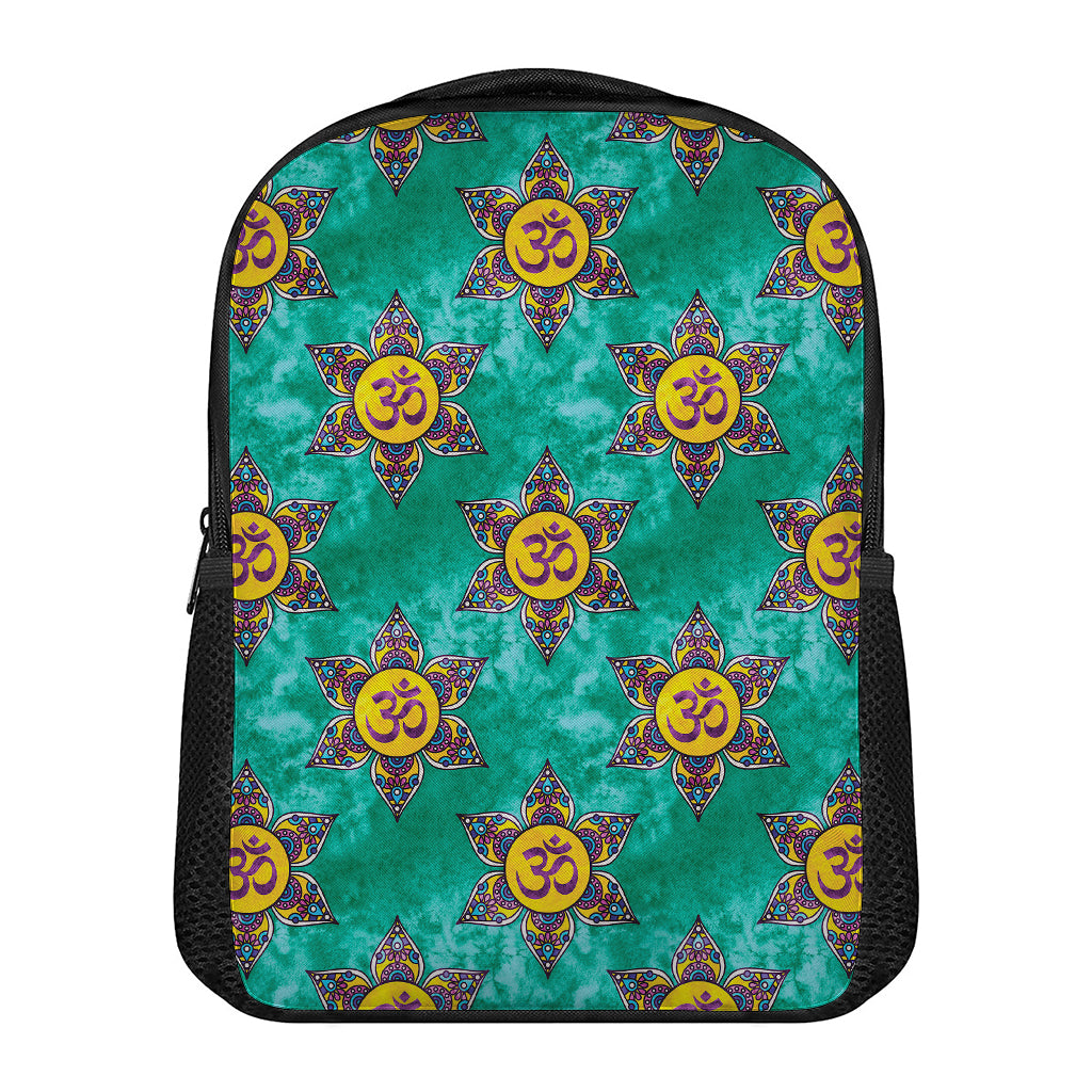 Boho Om Sign Pattern Print Casual Backpack
