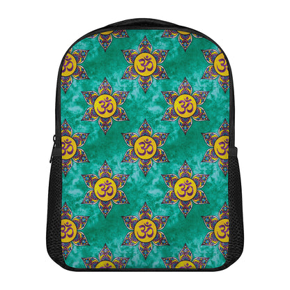 Boho Om Sign Pattern Print Casual Backpack