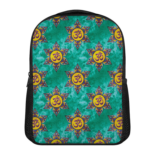 Boho Om Sign Pattern Print Casual Backpack