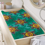 Boho Om Sign Pattern Print Changing Pad Cover