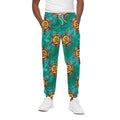 Boho Om Sign Pattern Print Cotton Sweatpants