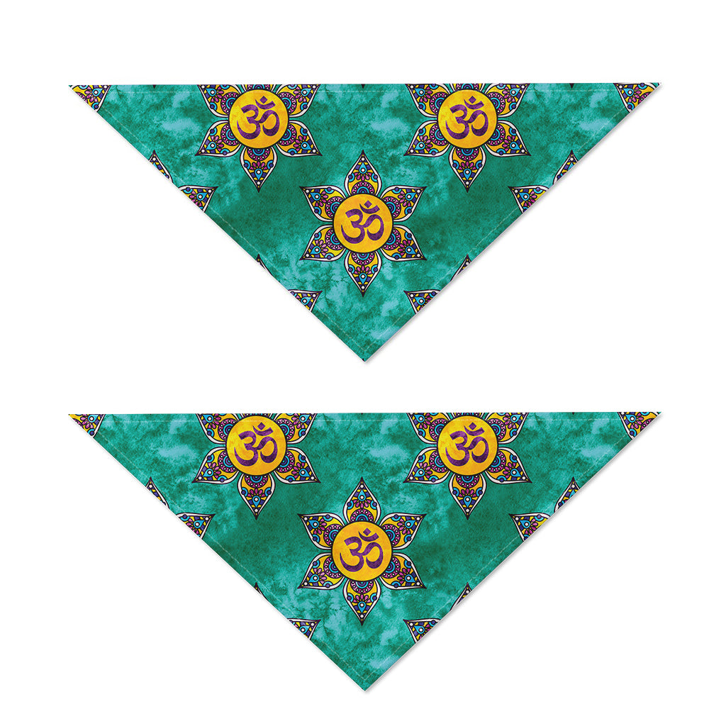 Boho Om Sign Pattern Print Dog Bandana
