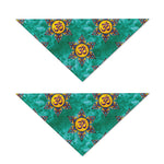 Boho Om Sign Pattern Print Dog Bandana
