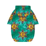 Boho Om Sign Pattern Print Dog Zip Up Hoodie