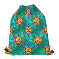 Boho Om Sign Pattern Print Drawstring Bag